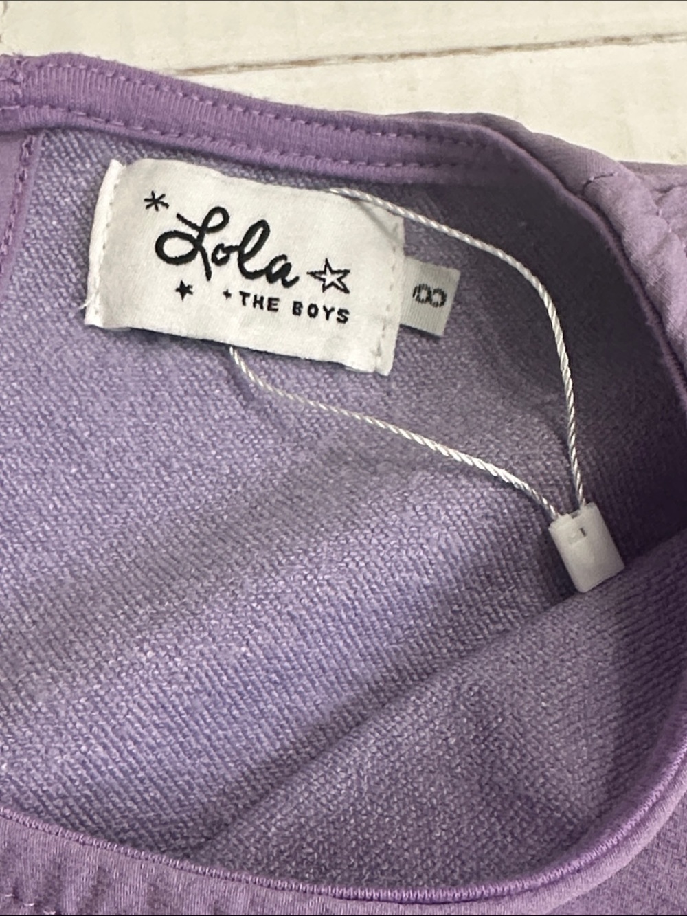 Lola + The Boys Purple Rainbow Top Embroidered Bell Sleeve Size 8 - Picture 7 of 11